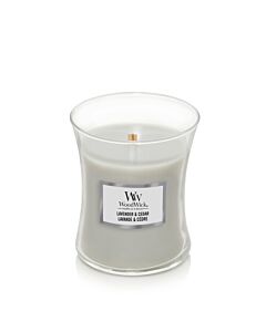 Woodwick Medium Jar Lavender &amp; Cedar